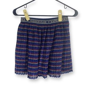 HARRY POTTER X Mini Boden striped sparkle mini skirt